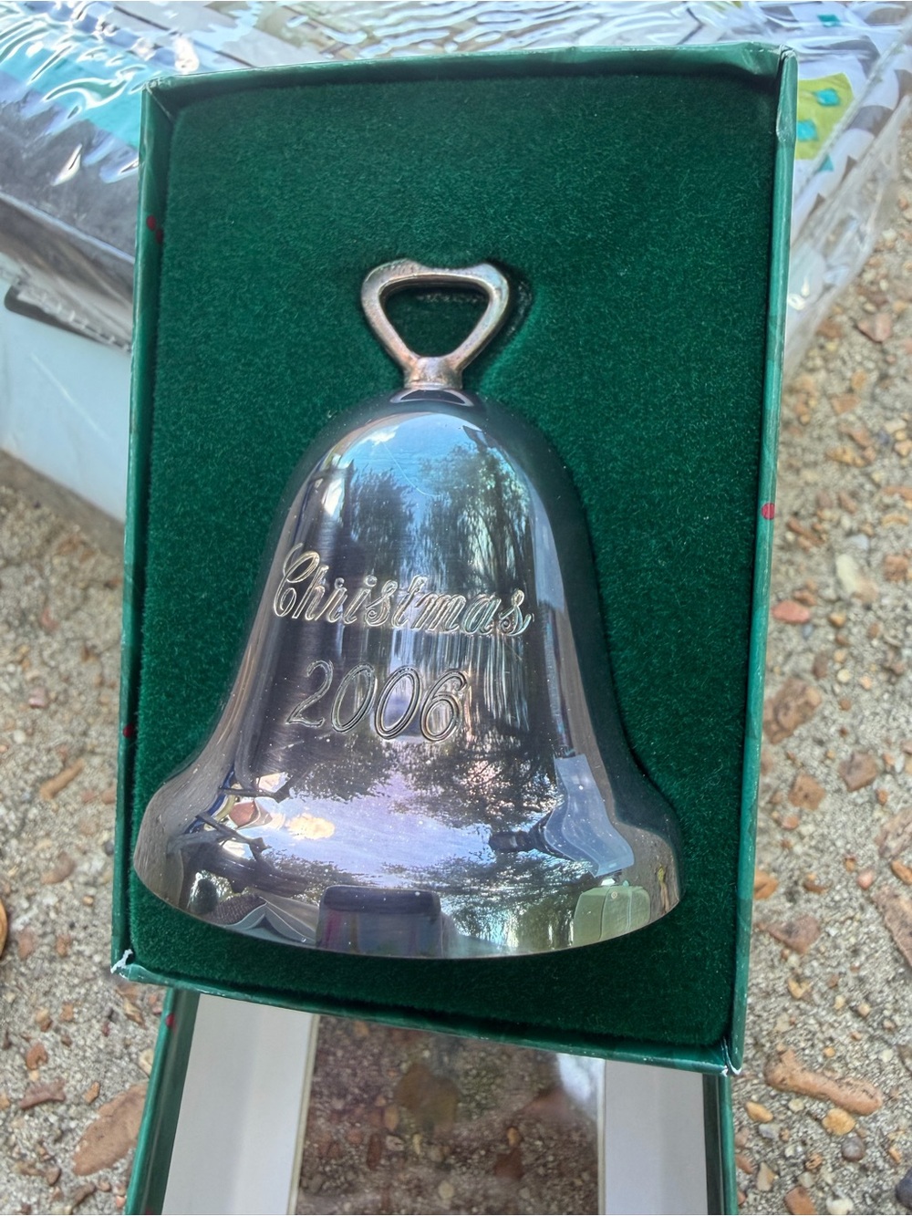 2006 Reed & Barton Silver Holiday Bell Ornament